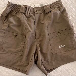AFTCO Men's Brown Fishing Shorts